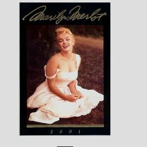 2001 Marilyn Merlot Never Opened Bottle. Collector Bottle.